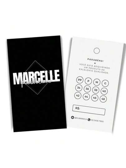 120und Etiquetas para Roupas - Tamanho e Valor | Lojista Personalizada | Promoção válida enquanto Durarem os Estoques!