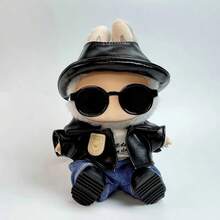 拉布布 (NO Doll) 服装，拉布布 17 厘米娃娃服装，6 件套服装，高档时尚可爱娃娃配饰 - 彩色 - 查看 2