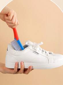 1/2支装纳米刷，多用途软毛刷，洗衣刷，无磨损鞋刷，浴室地板刷，衣物清洁刷，家用软毛鞋刷，长柄衣物刷，清洁刷，清洁板刷，家用适用