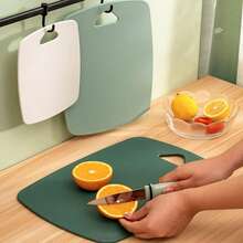 3pcs Cutting Board Set, 3 Color Chopping Boards, Meat & Vegetable Separation, Home Kitchen Fruit & Vegetable Prep Plastic Cutting Boards, Kitchen Supplies