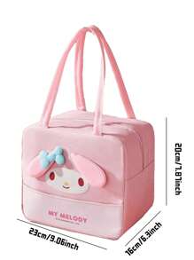 Insulated Lunch Bag, Extra-large capacity version, Three-Layer Protection, Waterproof & Durable, Cute Cartoon Designs, Wide Handle & External Pocket, Perfect for School, Work, Picnics & Travel, Keeps Food Fresh, Easy to Clean, Gift for Her