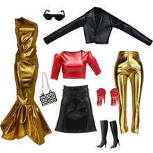 11.5-12 Inch Luxury Doll Fashion Outfit Set With Accessories, Designed For 1/6 BJD Dolls, Multiple Styles Suitable For Doll Dressing, Can Be Used As Holiday Gifts - Multicolor - View 1
