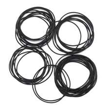 Ring Watch Gasket, Rubber Seals Waterproof Watch Back Set Sealing Repairing Cover Elastic Black Accessories Replacement Washer Round Flexible Repair Parts Tool For Watchmakers Workers