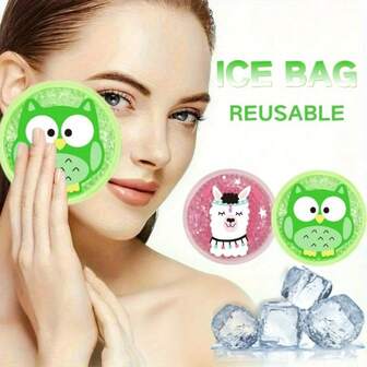 1PC Lovely Hot And Cold Gel Packs, Which Can Be Reused, Are Used For Cold And Hot Compress Of Wisdom Teeth, Head, Arms, Legs And Other Parts, For Cooling And Post-Exercise Care, And For Family Ice Packs.