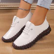Women Oxford Shoes Airy Comfort Soft Footbed Warm Weather Work Shoes - 米色 - 查看 1