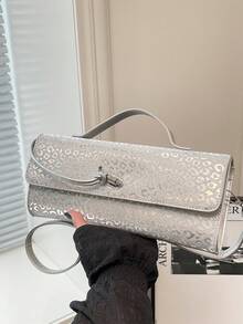 1 Chiếc Túi Xách Nữ Thời Trang Cổ Điển Đa Năng Phong Cách Đi Làm Hàng Ngày Màu Trơn Họa Tiết Cá Sấu Da PU Dây Dài Kiểu Lật Túi Xách Tay Phù Hợp Cho Việc Đi Làm Hàng Ngày & Phối Quần Áo Hàng Ngày Và Làm Quà Tặng Cho Bạn Bè - Nhiều màu - Xem 23