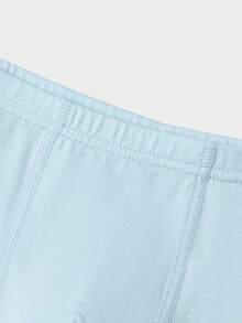 Balabala Baby Boys Cotton Underwear 3 Packs Boxer Shorts Soft Comfy - White and Blue - View 3