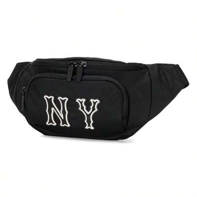 MLB Túi đeo ngực unisex, Túi đeo hông COOPERS NYLON, Túi đựng đồ dùng hàng ngày và khi đi du lịch, Túi thể thao tối giản 3AHSM054N-50BKS