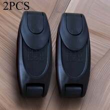 مُعدِّل حزام أمان السيارة من البولي بروبلين - مناسب لتثبيت الرقبة والكتف، مشبك ضغط السيارة، مشبك أمان المقعد، تصميم بسيط، ملمس ناعم، يوفر تجربة قيادة مريحة، اكسسوارات السيارة، اكسسوارات حزام الأمان، تصميم مشبك أنيق