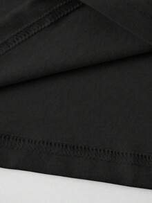 Camiseta Gráfica de Capibara con Auriculares para Hombres - Diseño de Apoyo Sensorial para Autismo y TDAH, Cuello Redondo, Algodón 100%, Lavable en Máquina, Camisa Casual de Verano, Tallas S-XXXL, Ropa Lavable, Camiseta de Capibara, Algodón 100% - Negro - Ver 4