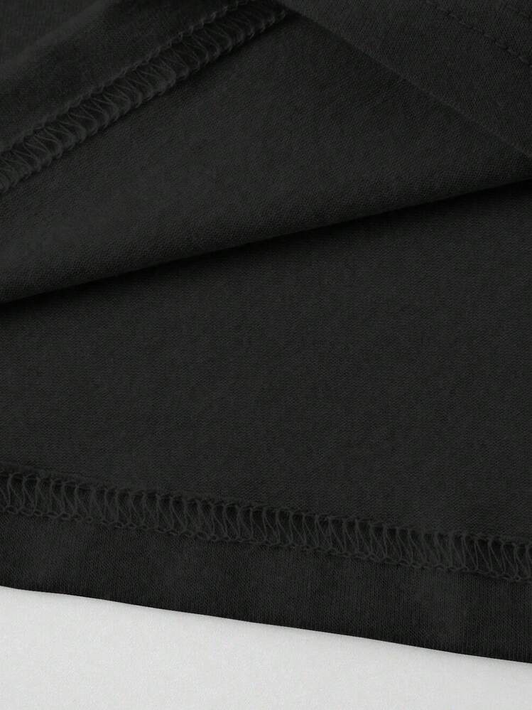 Camiseta Gráfica de Capibara con Auriculares para Hombres - Diseño de Apoyo Sensorial para Autismo y TDAH, Cuello Redondo, Algodón 100%, Lavable en Máquina, Camisa Casual de Verano, Tallas S-XXXL, Ropa Lavable, Camiseta de Capibara, Algodón 100% - Negro - Añade 4