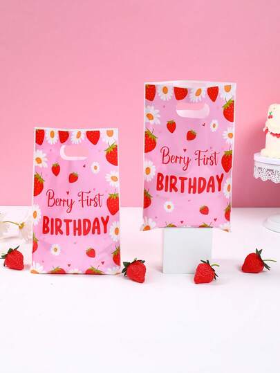 10/25/50 chiếc Túi Quà Tặng Dâu Tây Hoa Cúc Hồng, Túi Bao Thư Quà Tặng Họa Tiết Dâu Tây Hoa Cúc, Túi Nhựa, Túi Trang Trí Quà Tặng Tiệc Chủ Đề Dâu Tây Hồng, Đồ Dùng Bao Thư Quà Tặng Tiệc Sinh Nhật Chủ Đề Dâu Tây, Túi Bao Thư Trang Trí Bàn Quà Tặng Tiệc, Túi Túi Quà Tặng Tiệc Tắm Em Bé, Túi Quà Tặng Tiệc, Túi Mua Sắm Đồ Dùng Nhỏ, Đồ Dùng Bao Thư Nhà Bếp, Quà Tặng Sinh Nhật, Quà Tặng Tiệc