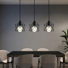 1pc Nordic Restaurant Bedroom Pendant Light, Modern Minimalist Industrial Retro Creative Unique Bar Hallway Bedside Small Pendant Light, Bulb Not Included - Multicolor - View 10