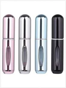5pcs/4pcs/3pcs/2pcs/1pc Portable Refillable Travel Perfume Bottles, 5ml Travel Size Atomizer Sprayer, Pocket Perfume Containers, Travel Spray Bottles, 5ml Bottom Refill Perfume Decant Vials, Reusable Travel, Pressing Dispenser Sample Bottles, Back To School Essentials, Small Water Bottles For School, Women Decorative Accessories - Multicolor - View 47