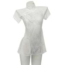 Set di lingerie in pizzo trasparente con spacco, uniforme desiderio tentazione, passione senza togliere, pigiama 8345