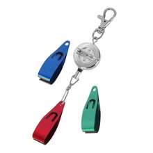 Topline Tackle 1pc Fishing Pliers With Retractable Cord, Line Cutter, Crimping Tool, Equipped With Fishing Retractable Scissors