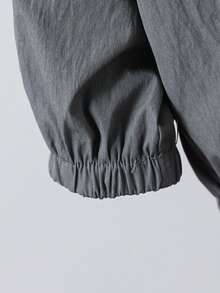 2 Stücke/Set Jungen Lässig Slogan Muster Farbblock Langarm Kapuzen Reißverschluss Jacke und Hose Set, geeignet für Lässig, Sport, Alltag, Schule, Outdoor, Frühling/Herbst