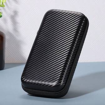 1 st bärbar stötsäker EVA-hård verktygsväska, förvarar verktyg pålitligt, vattentät verktygslåda, förvaringsväska för hörlurar, bärväska för elektrikerhårdvara