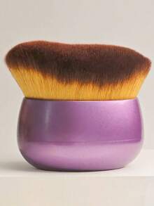 YISE Wealth Ingot Shaped Makeup Foundation Brush, 5 Color Options, Soft Bristles, Quick Application Without Caking, Selected High-Density Bionic Fibers, Fluffy And Fine, Lightweight And Adhering Application, Suitable For Liquid Foundation, Cream Foundation Or Powder Foundation, Can Be Placed Directly On The Desk For Convenient Storage, Ideal For Beginners And Slouchy People!