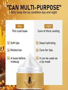 Day Night Nourishing Lip Moisturizer Deep Hydration Ultra Hydrating Lip Care For Dry Lips Long Lasting Moisture Essential Lip Balm For Day And Night Use With Natural Ingredients For Soft Smooth Lips - Nhiều màu - Xem 5