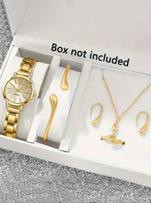 2PCS Digital Small Disc Girls Quartz Watch With Bracelet Is Perfect For Daily Wear, Back-To-School Season, Thanksgiving, The Best Gift For Couples