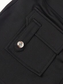 AiTyi 女士休闲短裤，舒适运动健身塑形户外日常通勤简约短裤，适合毕业典礼、独立日、返校、运动百搭针织短裤