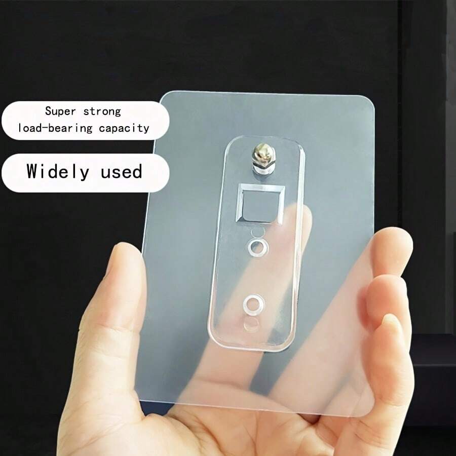 Juego de ganchos de pared de moda sin perforación, con opciones de fijación adhesiva y de tornillo resistente, ganchos de pared de plástico y metal de fácil instalación y multiusos para marcos de fotos, decoración - ganchos adhesivos sin daños