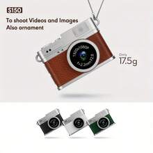 Reletech Cute Retro Mini Camera, Wearable Digital Pocket Camera With 6 Filters + Video Recording, 0.96" IPS Screen And LED Flash - Best Birthday Christmas Gift - Multicolor - View 7