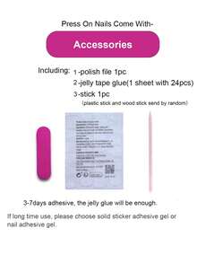 Móng giả màu hồng nude bán trong suốt, 100% thủ công, đính đá lấp lấp lánh viền vàng, 10 miếng, có thể tái sử dụng cho cả bốn mùa, dùng hàng ngày và làm quà tặng dự tiệc, ngày lễ cho bé gái. Dụng cụ làm móng, móng giả thủ công. - Bụi hồng - Xem 10