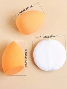 12pcs Multi-Functional Makeup Brush Set Including Powder Brush, Blush Brush, Foundation Brush, Eyeshadow Brush, Blending Brush, Contour Brush, Along With An Oblique Cut Makeup Sponge, Rounded Makeup Sponge, And White Powder Puff,Summer Style, Back To School,Travel,Travel Essential,Valentine's Day,Cheap,Travel Makeup Brush,Gifts For Women,Makeup Artist,Professional Complete Makeup Kit - Multicolor - View 9