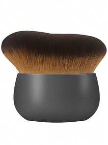 YISE Wealth Ingot Shaped Makeup Foundation Brush, 5 Color Options, Soft Bristles, Quick Application Without Caking, Selected High-Density Bionic Fibers, Fluffy And Fine, Lightweight And Adhering Application, Suitable For Liquid Foundation, Cream Foundation Or Powder Foundation, Can Be Placed Directly On The Desk For Convenient Storage, Ideal For Beginners And Slouchy People!