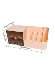 1 pieza Organizador de escritorio multifuncional con cajones pequeños, adecuado para almacenamiento de escritorio en el hogar