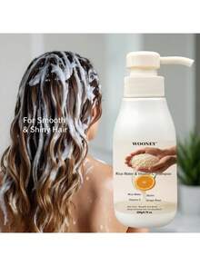 米水维生素C洗发水迷迭香生物素姜根洗发水护发-顺滑亮泽深层清洁-头发变黑夏秋季洗发可防止头发干燥使头发顺滑并解决头发毛躁 - 1 件洗髮精 - 查看 3