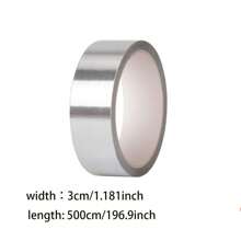 Waterproof Aluminum Foil Tape For Kitchen & Bathroom - Anti-Mold, Heat Insulation Countertop Sticker, 1 Roll - For Home Repair & DIY Projects - Suitable For All Seasons - Great Gift For Homeowners