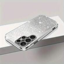 高品质亮面手机壳，兼容三星 Galaxy S25/S24/M54/F54/S24Plus/S24Ultra/S24FE/-S921B/DS/U/W/N/E/S9280/S9260/S721U1/M546B/DS，时尚防震高品质亮面纸质手机壳，兼容红米 Note 14/13/A54321，兼容 Infinix Note 50/40/30/20/12，国际版，非国内版 - 銀 - 查看 2
