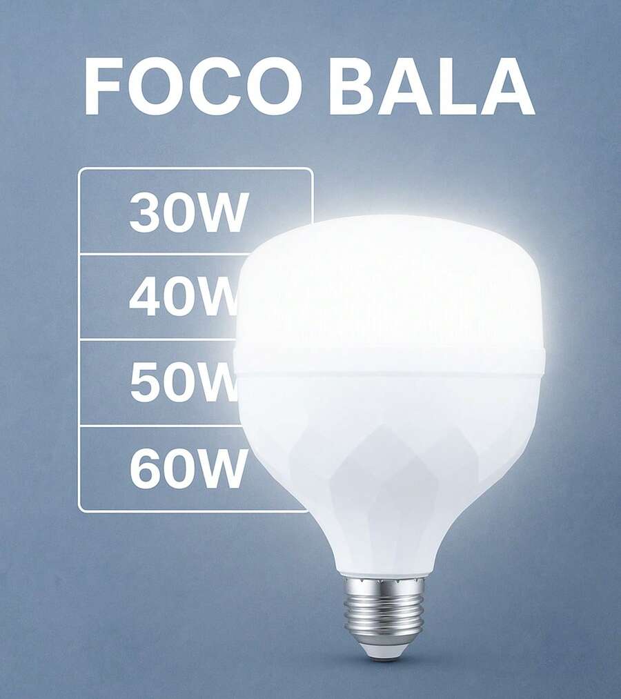LUCASA LUZCASA 20W Cold Light LED Spotlight, 1 Pc High Power LED Spotlight, LED Ceiling Bullet Spotlight - 60瓦 - 查看 1
