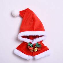 拉布依娃娃衣服圣诞节圣诞袜填充物新年服装红色和绿色元素服装和帽子节日套装，万圣节 17 厘米娃娃服装/配饰，第一代和第二代娃娃通用配饰，配饰，布娃娃服装（不含鞋子） - 彩色 - 查看 2