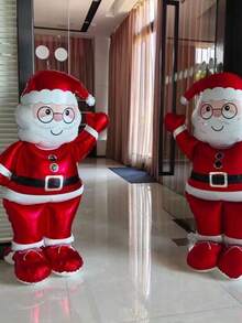 1/2 quả bóng bay giấy bạc hình ông già Noel cỡ lớn 61 inch – Đồ trang trí Giáng sinh tự do, Đồ trang trí tiệc trong nhà/ngoài trời cho Giáng sinh, Đồ trang trí lễ hội ngày lễ, Đồ trang trí Giáng sinh tại nhà, Navidad, Đồ trang trí tiệc, Đồ trang trí Giáng sinh - Nhiều màu - Xem 8