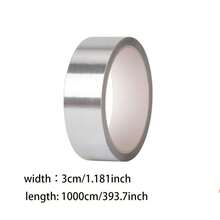 Waterproof Aluminum Foil Tape For Kitchen & Bathroom - Anti-Mold, Heat Insulation Countertop Sticker, 1 Roll - For Home Repair & DIY Projects - Suitable For All Seasons - Great Gift For Homeowners