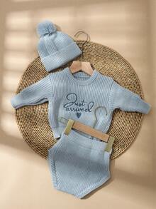 Bộ áo liền thân và mũ len thêu cho bé sơ sinh, thích hợp làm đạo cụ chụp ảnh và trang phục lễ rửa tội. - Nhiều màu - Xem 6