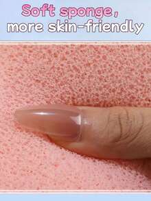 1pc Reusable Exfoliating Soap Saver Pouch,Free Facial Cleaning Tools,Powder Puff, Soap Saver Bag,Soap Bag - Bathing Sponge - Bath Ball - Scrubbing Sponge - Super Soft Scrubbing Sponge/Freezing Rich,Facial Sponge Cleaning And Makeup RemoverSuitable For Knotted Shower Soap Bag For Foaming And Drying - Multicolor - View 8