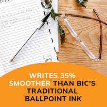 BIC Cristal Xtra Smooth Ballpoint Pen, Medium Point (1.0mm), Blue, 10-Count - 藍色 - 查看 7