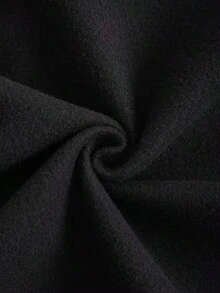 Francisca Sudadera con capucha de felpa con cordón, estampado de leopardo y estrella, informal, para otoño/invierno, de manga larga - Negro - Ver 8