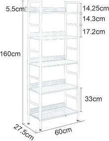 Librerie - Bianco+rovere Chiaro - Visualizzare 3