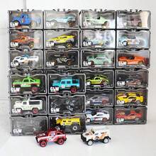 1PC，亚克力展示柜，8槽风火轮展示柜，小型玩具车收纳盒，办公室停车收纳盒，用于家居装饰