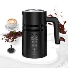 Electric Milk Frother, Magnetic Rotation Milk Frother And Steamer, Milk Warmer And Heater, Hot And Cold Milk Foam, Hot Milk, Chocolate Milk, Coffee Frother, Milk Foam For Macchiato, Latte, Cappuccino - 查看 11