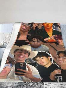 Malachi Barton Flannel Blanket For Girls And Boys, Anime Gift Cover Blanket, Comfortable Plush Flannel Fleece Printed Blanket, Double Blanket, Lightweight Plush, Suitable For Bed Decoration 50x40inch