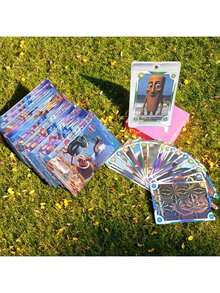 120pc New Mythological Creature Cards Tralalero Tralala - A Series Of Strategic Card Games, Each Pack Contains 8 Smooth Laser-Printed Base Cards, Anime-Style Battle Collectible Cards, Randomly Packed - This Is A Meaningful Gift For Friends Who Love Anime, Fun AI Creature Designs For Decoration, Interesting Designs, And Bright Colors For Creative Decoration. - Multicolor - View 8