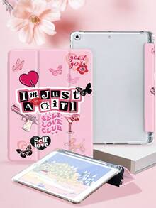 粉色可爱拼贴风格保护套,兼容 iPad Air 4/5(10.9 英寸)、iPad 7/8/9/10.2 英寸、iPad 第十代、Kindle Paperwhite 第十二代(2024 年款)、Kindle(第十一代,2022 年款)、三星 Galaxy Tab S6 Lite(10.4 英寸),具备自动睡眠/唤醒功能。 - 彩色 - 查看 4