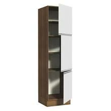 Despensero Alacena Multiuso Organizador Madesa 3 Puertas Color Marrón y Blanco - Marrón y Blanco - Ver 4